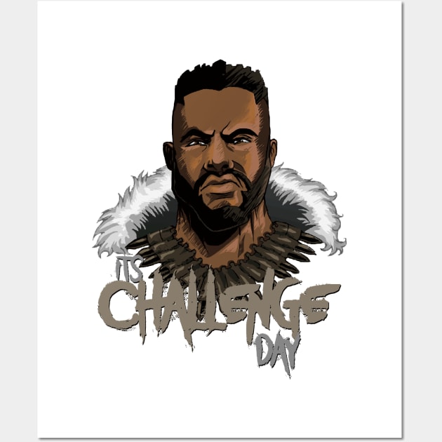 M'Baku: It's Challenge Day! Wall Art by theprimordialm1992